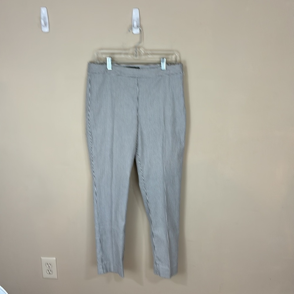 Talbots Pinstripe Chatham Ankle Pants Size 8